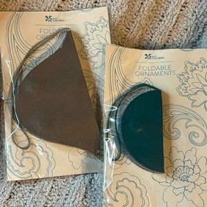 2 Special Release From Erin Condren - 2 Foldable Ornaments - Reusable!!!!